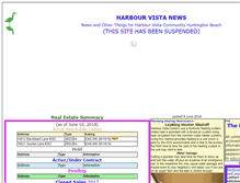 Tablet Screenshot of harbourvistanews.com